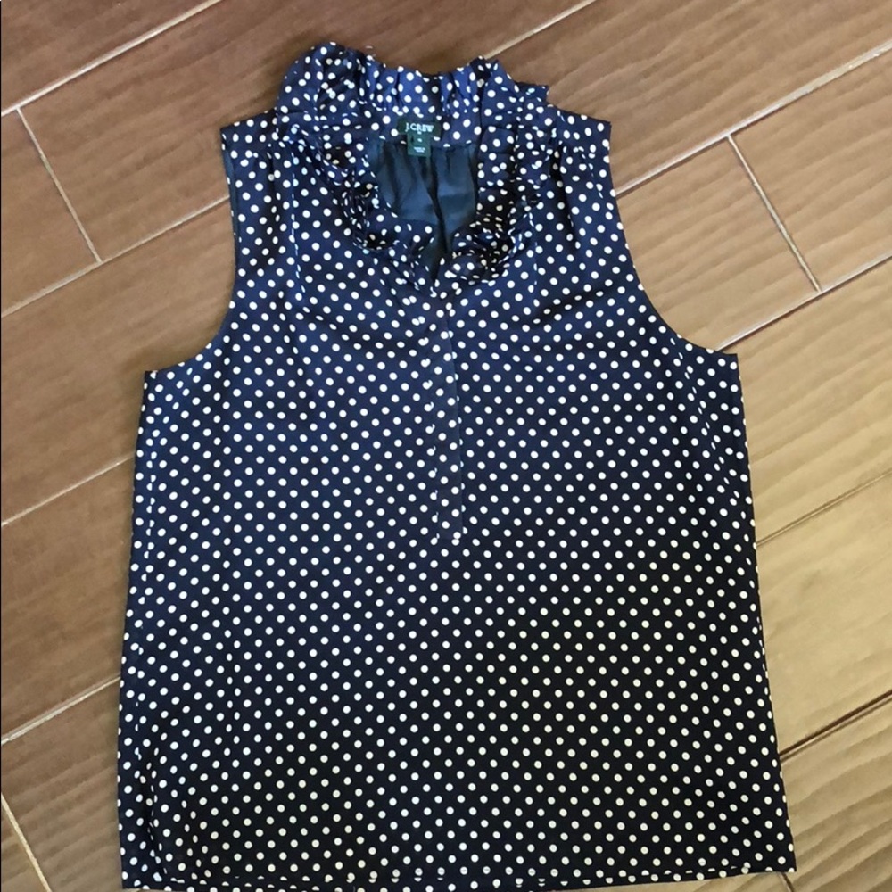 J.Crew polka dot dress shirt
